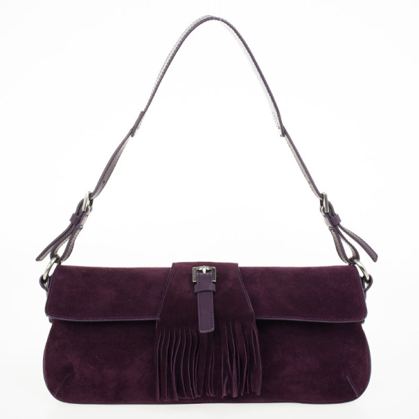 burberry fringed bag