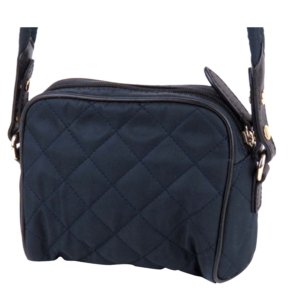 

Burberry Blue Nylon Quilted Crossbody Bag, Black