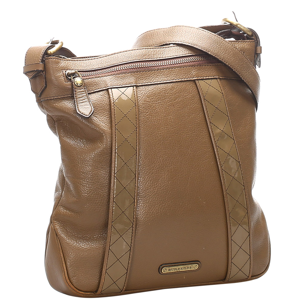 

Burberry Brown Leather Crossbody Bag