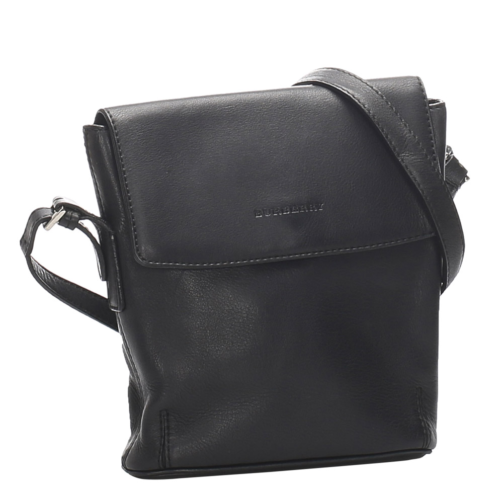 

Burberry Black Leather Crossbody Bag