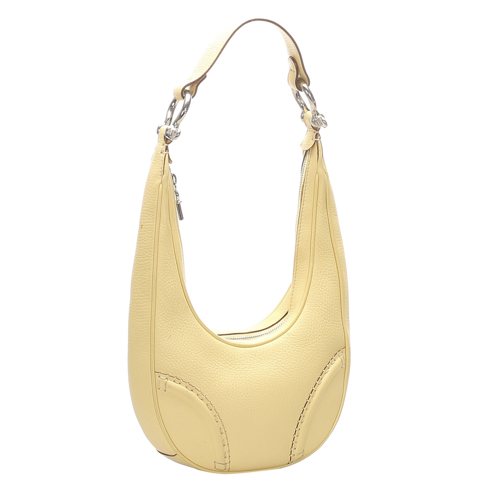 

Burberry Beige/Brown Leather Hobo Bag