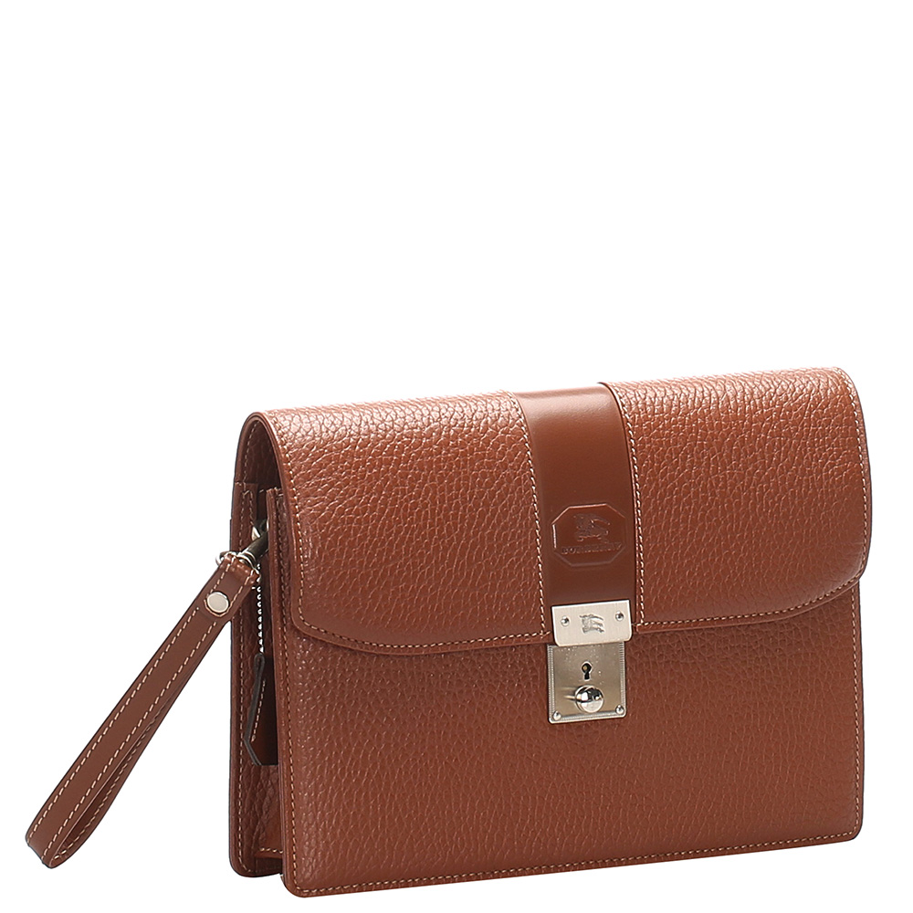 

Burberry Brown Leather Clutch