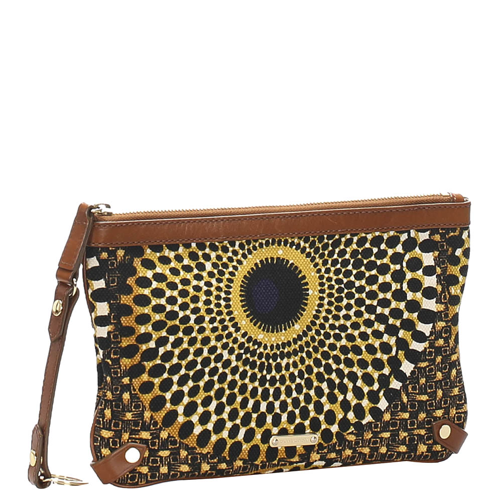 

Burberry Multicolor Printed Canvas Clutch