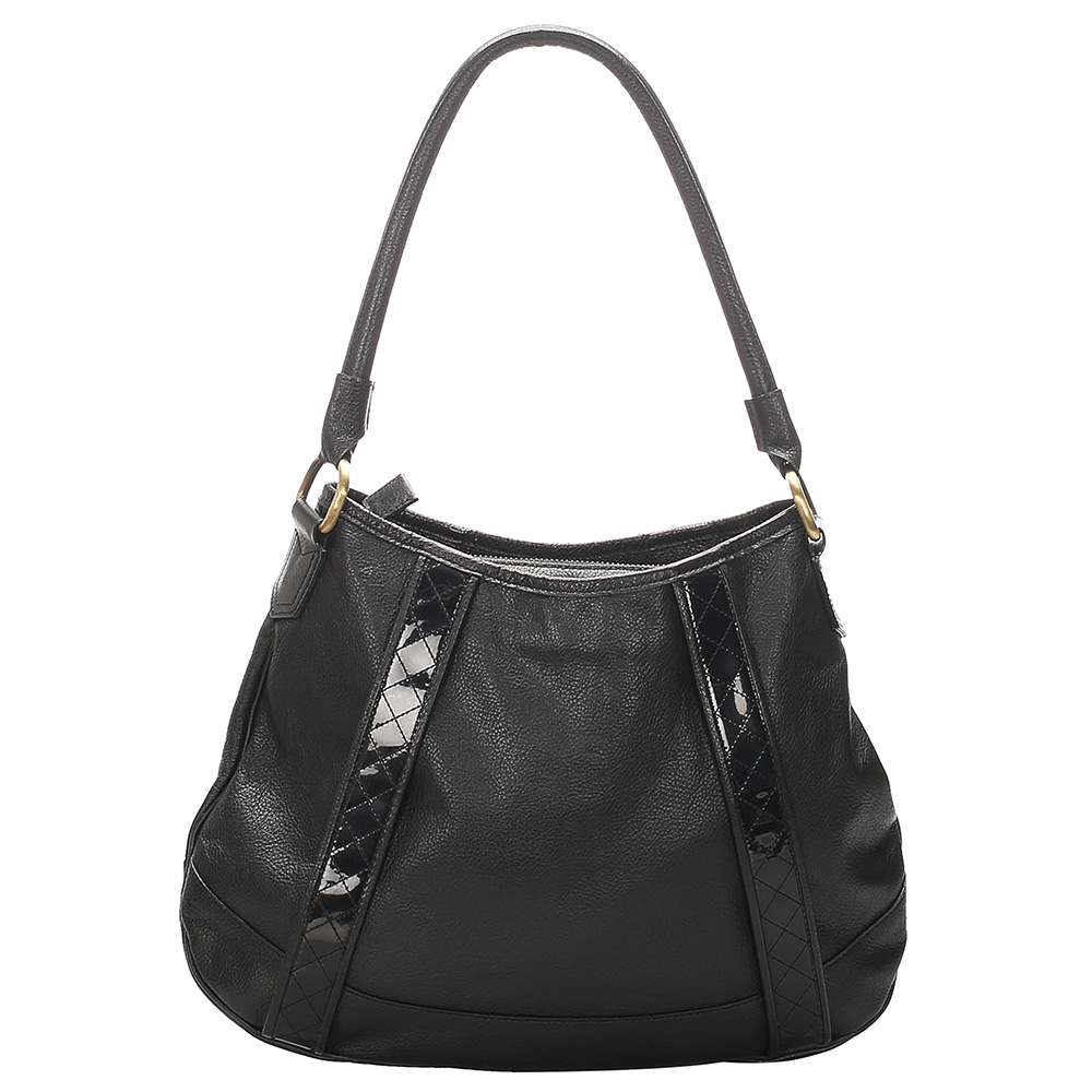 

Burberry Black Leather Shoulder Bag
