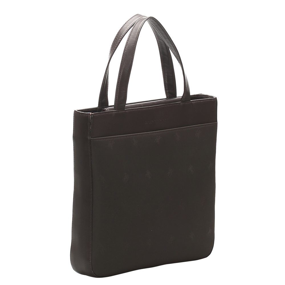 

Burberry Brown Leather Tote Bag