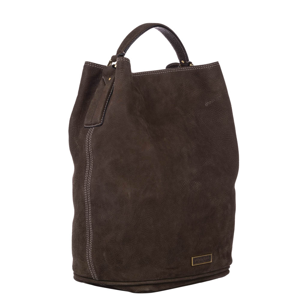 

Burberry Brown Leather and Suede Bag