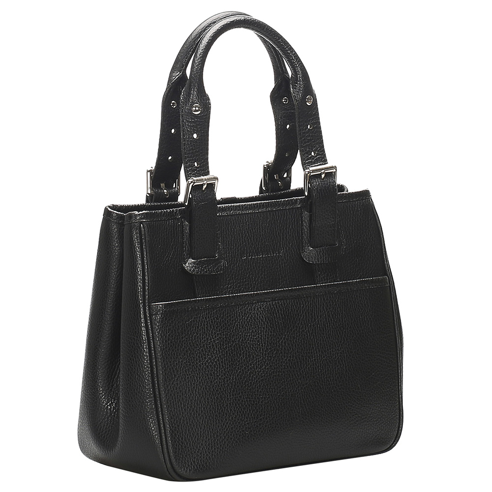 

Burberry Black Leather Shoulder Bag