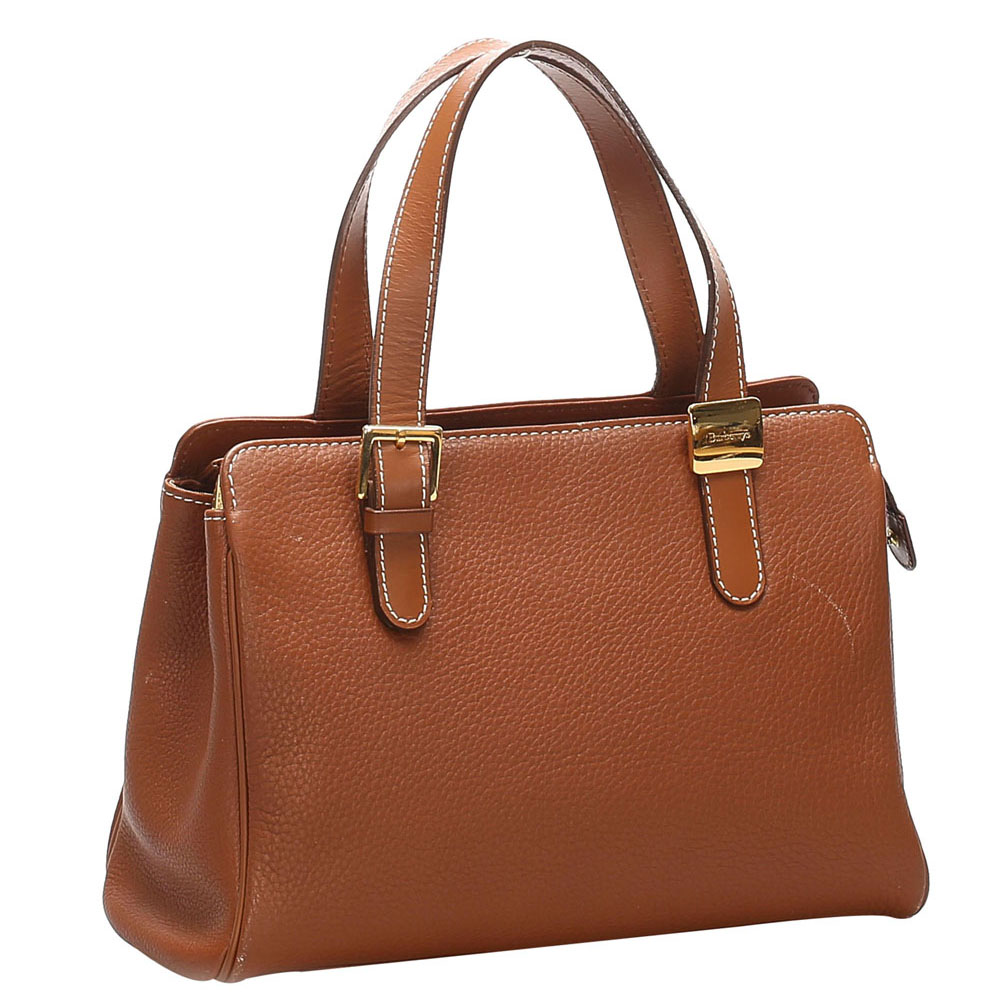 

Burberry Brown Leather Satchel