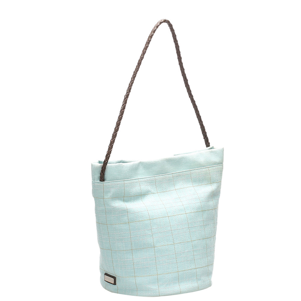 

Burberry Blue/Light Blue Canvas Shoulder Bag