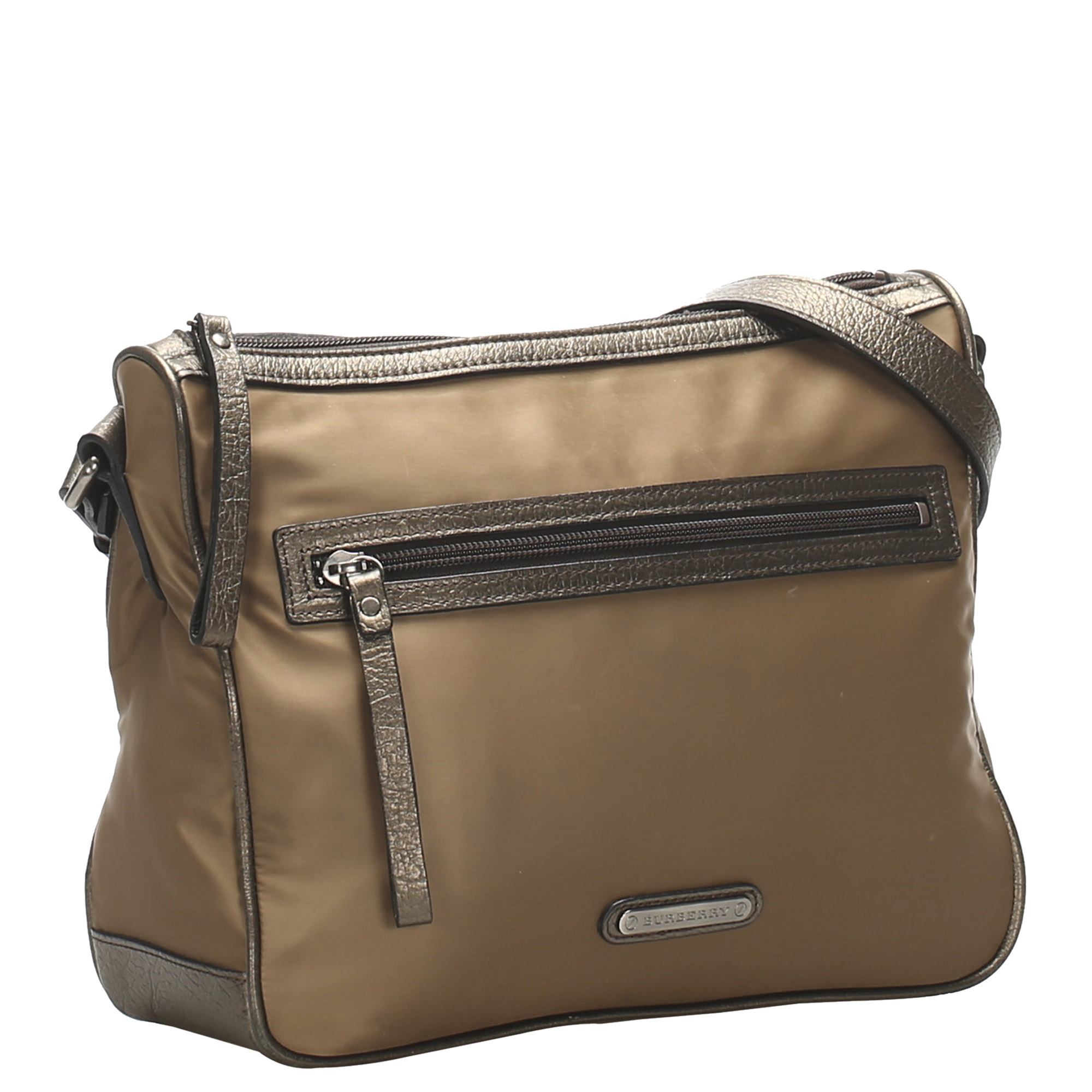 

Burberry Beige/Bronze Nylon Shoulder Bag