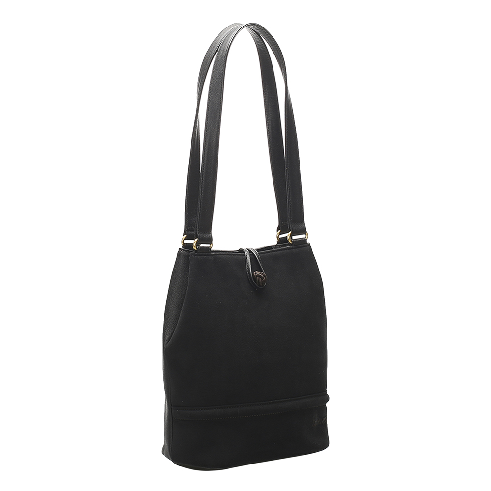 

Burberry Black Suede Leather Shoulder Bag