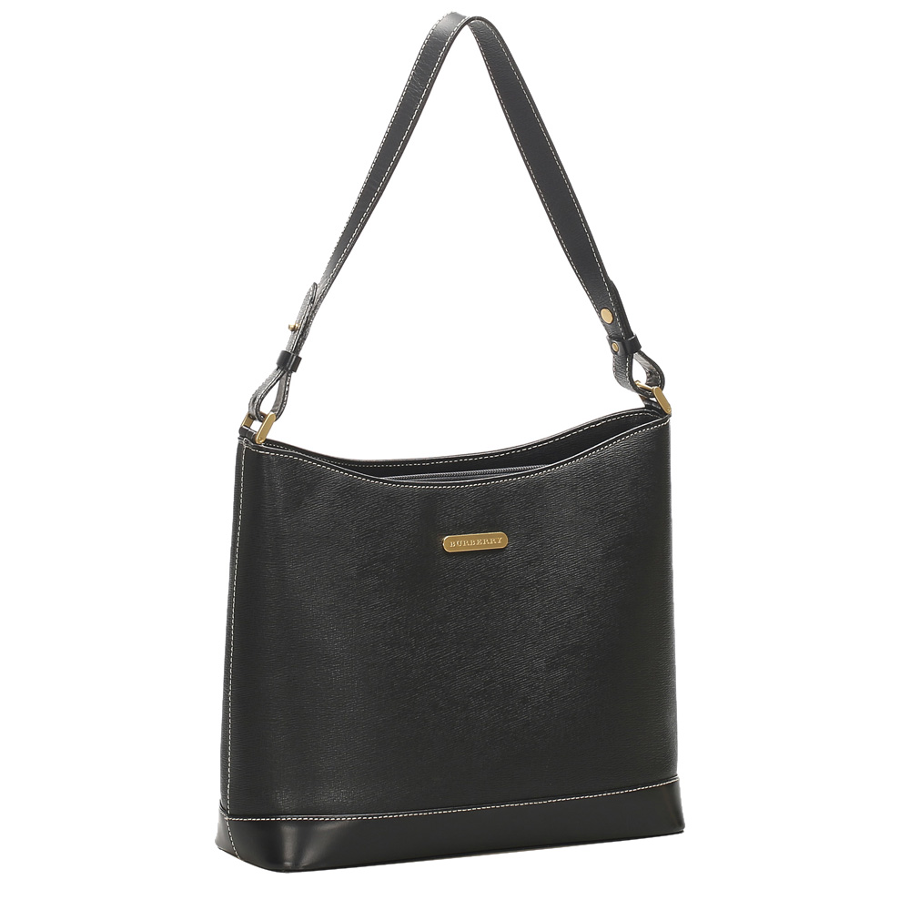 

Burberry Black Leather Shoulder Bag
