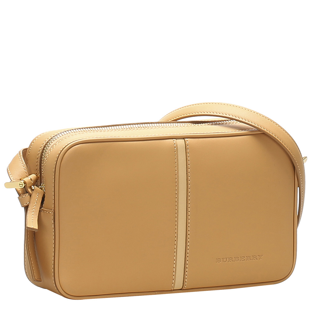 

Burberry Brown Leather Crossbody Bag