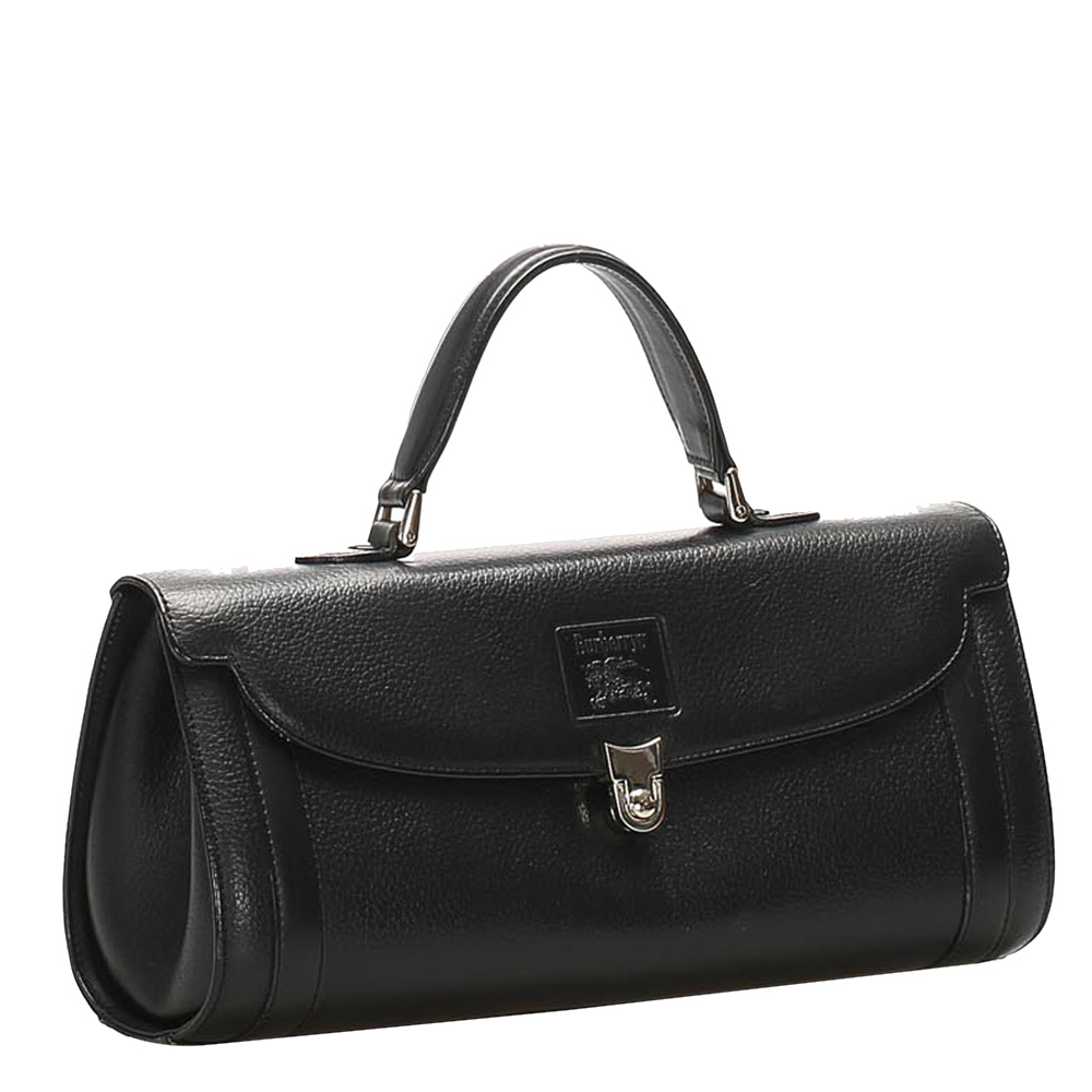 

Burberry Black Leather Shoulder Bag