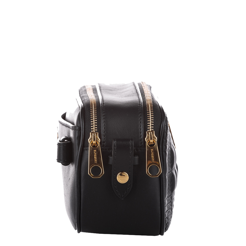 

Burberry Black TB Leather Crossbody Bag