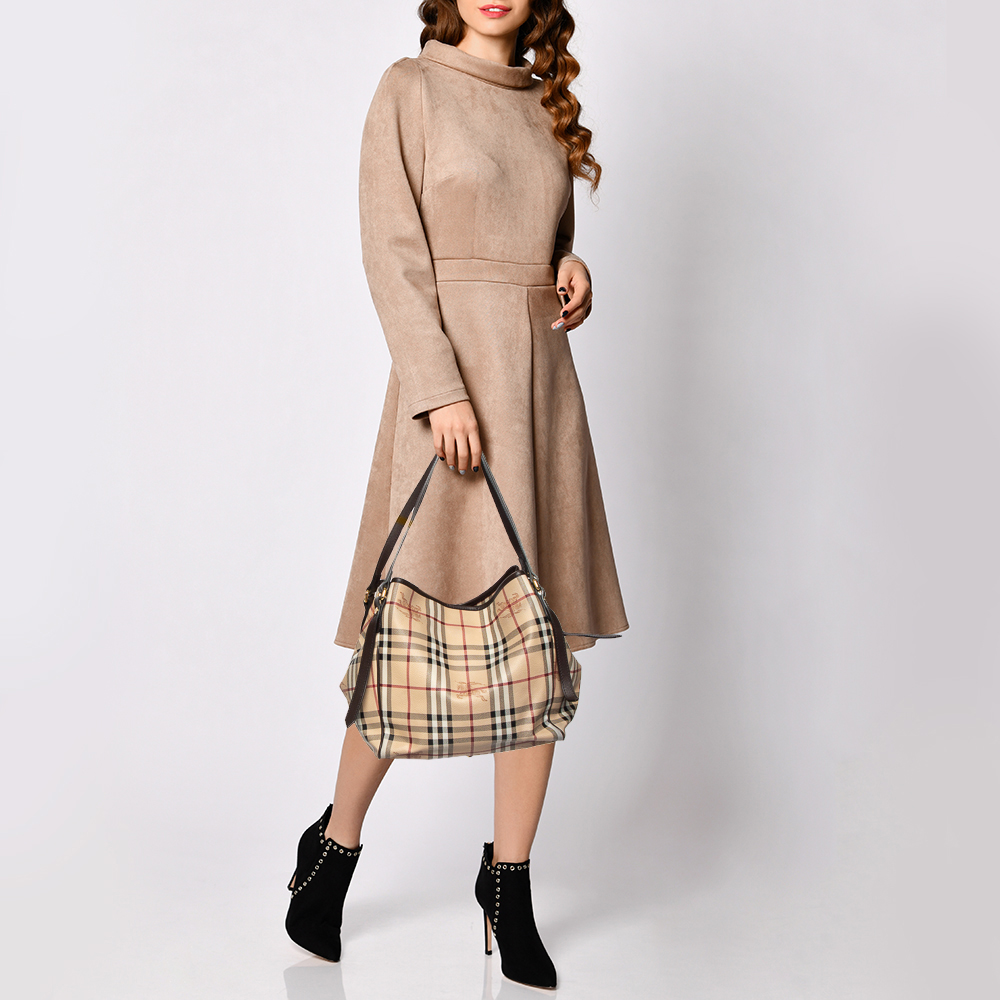 

Burberry Beige Canvas Canterbury Tote