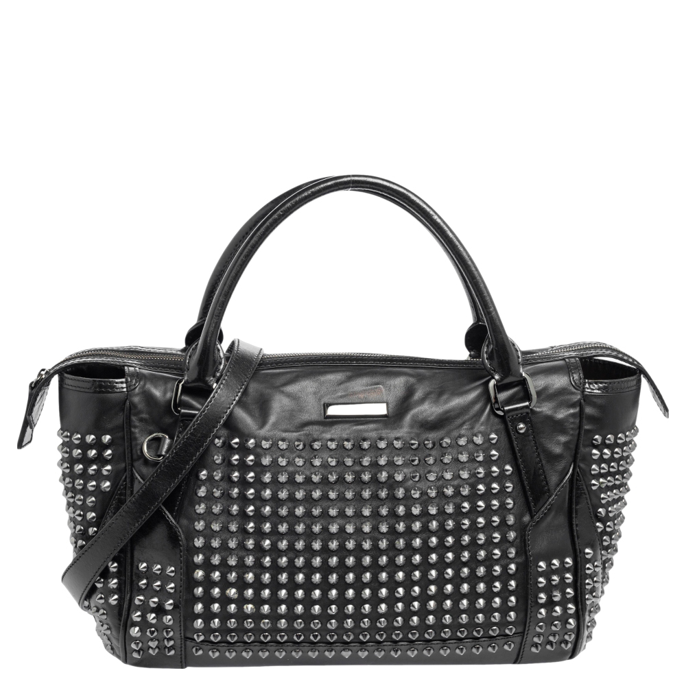 burberry studded tote