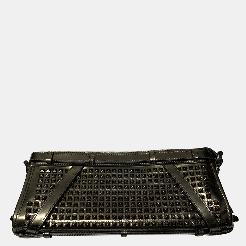 

Burberry Metallic Leather Prorsum Studded Hyde Clutch