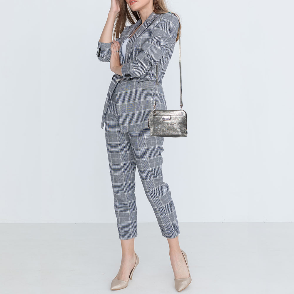 

Burberry Silver Leather Crossbody Bag