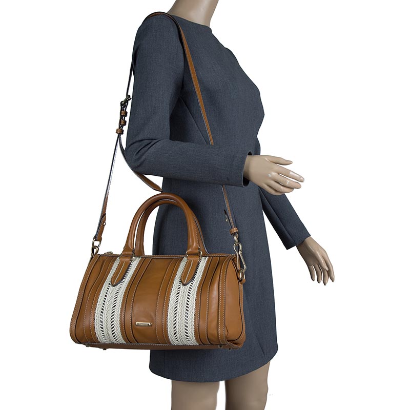 

Burberry Brown Leather Rope Alchester Bowling Bag