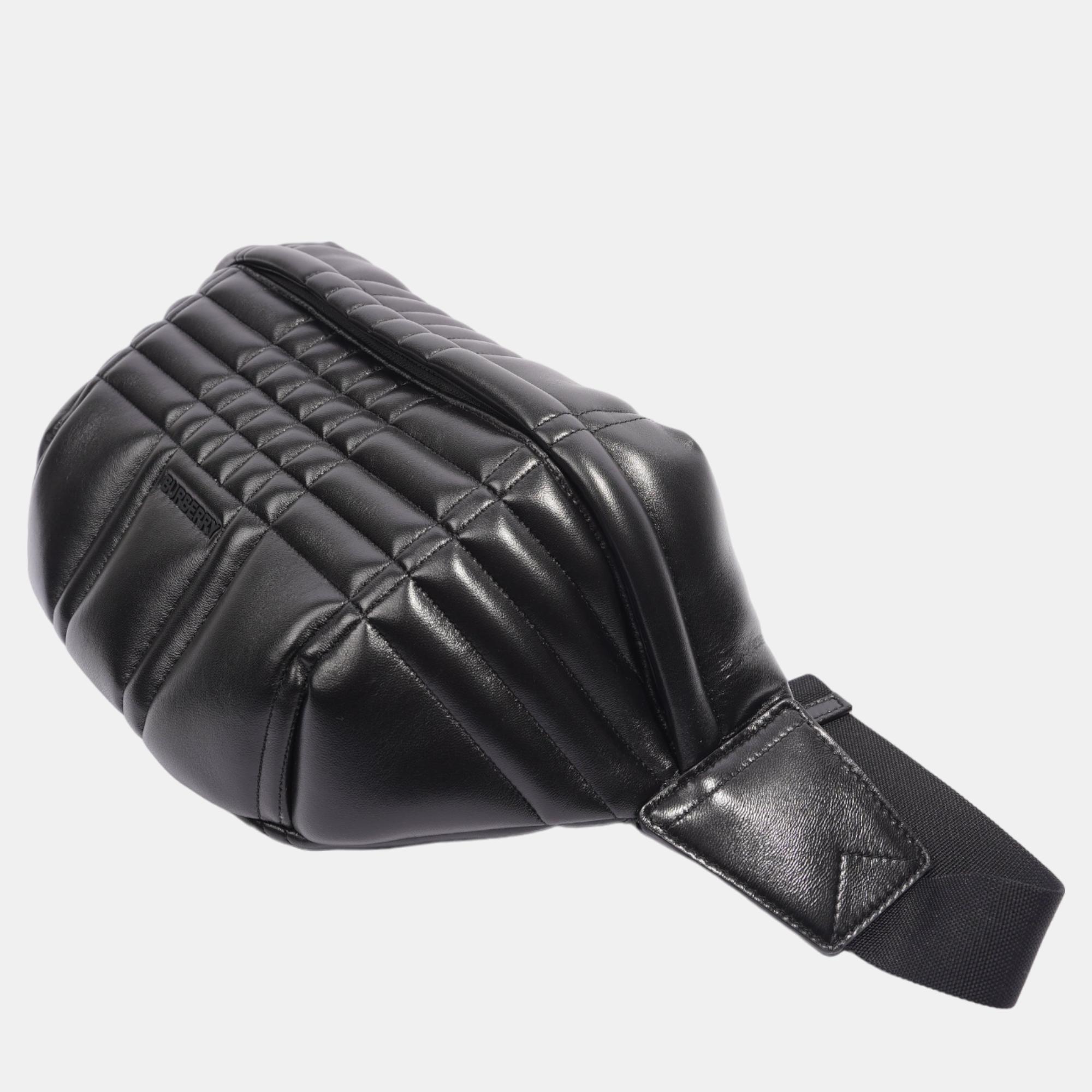 

Burberry Sonny Belt Bag Black Leather