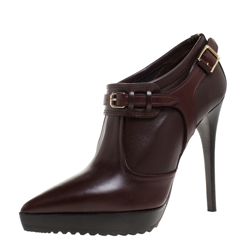 tan platform booties