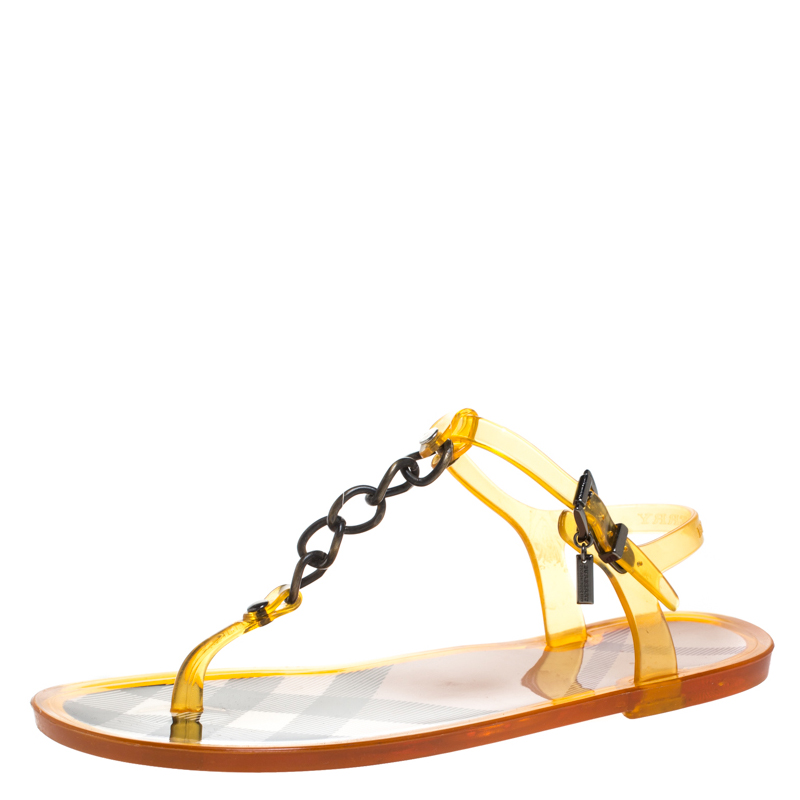 thong burberry flip flop