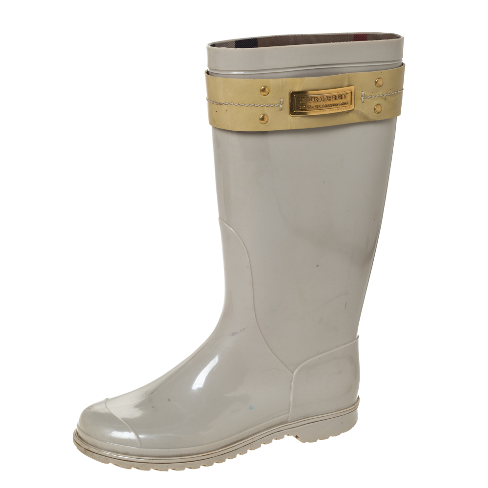 burberry rubber rain boots