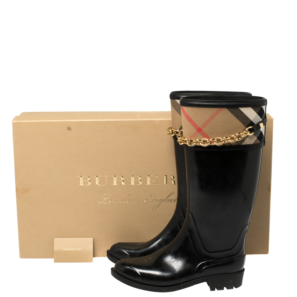 New Burberry Rain Boots - Treasure Trunk Houston