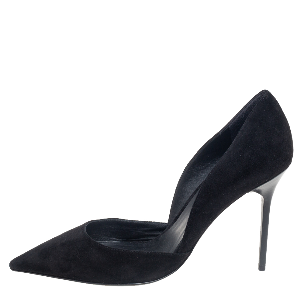 

Burberry Black Suede Virna Pointed Toe Pumps Size