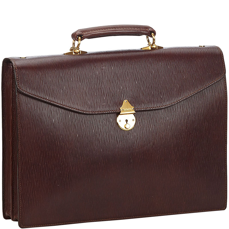 

Burberry Brown Leather Briefcase