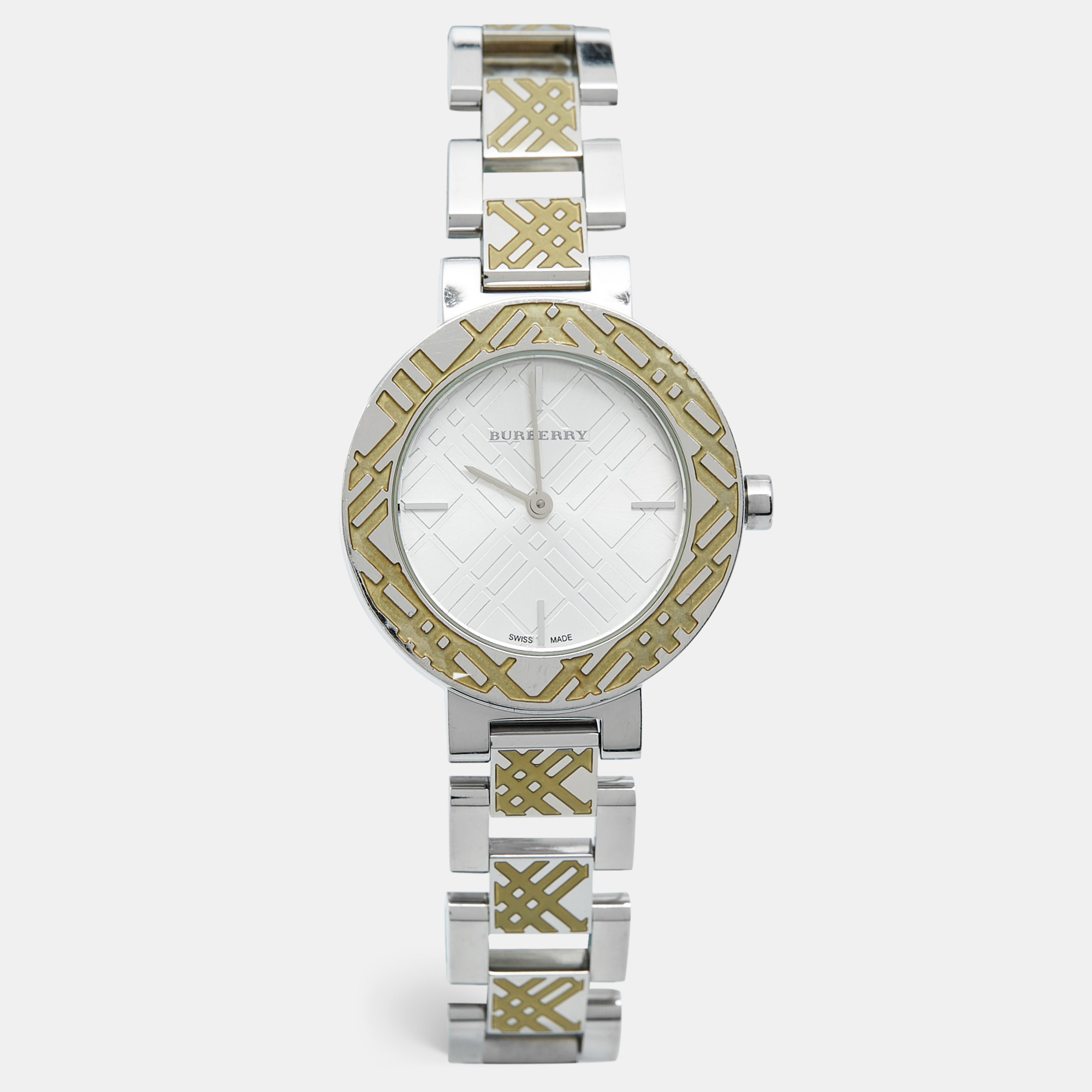 

Burberry Silver Stainless Steel Heritage BU1181 Women's Wristwatch