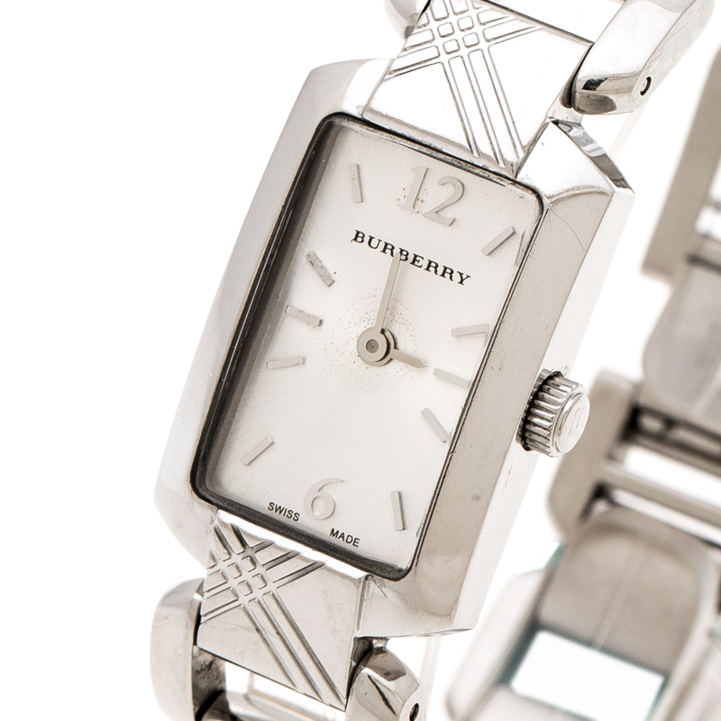 

Burberry Silver Stainless Steel Heritage BU4211 Women's Wristwatch