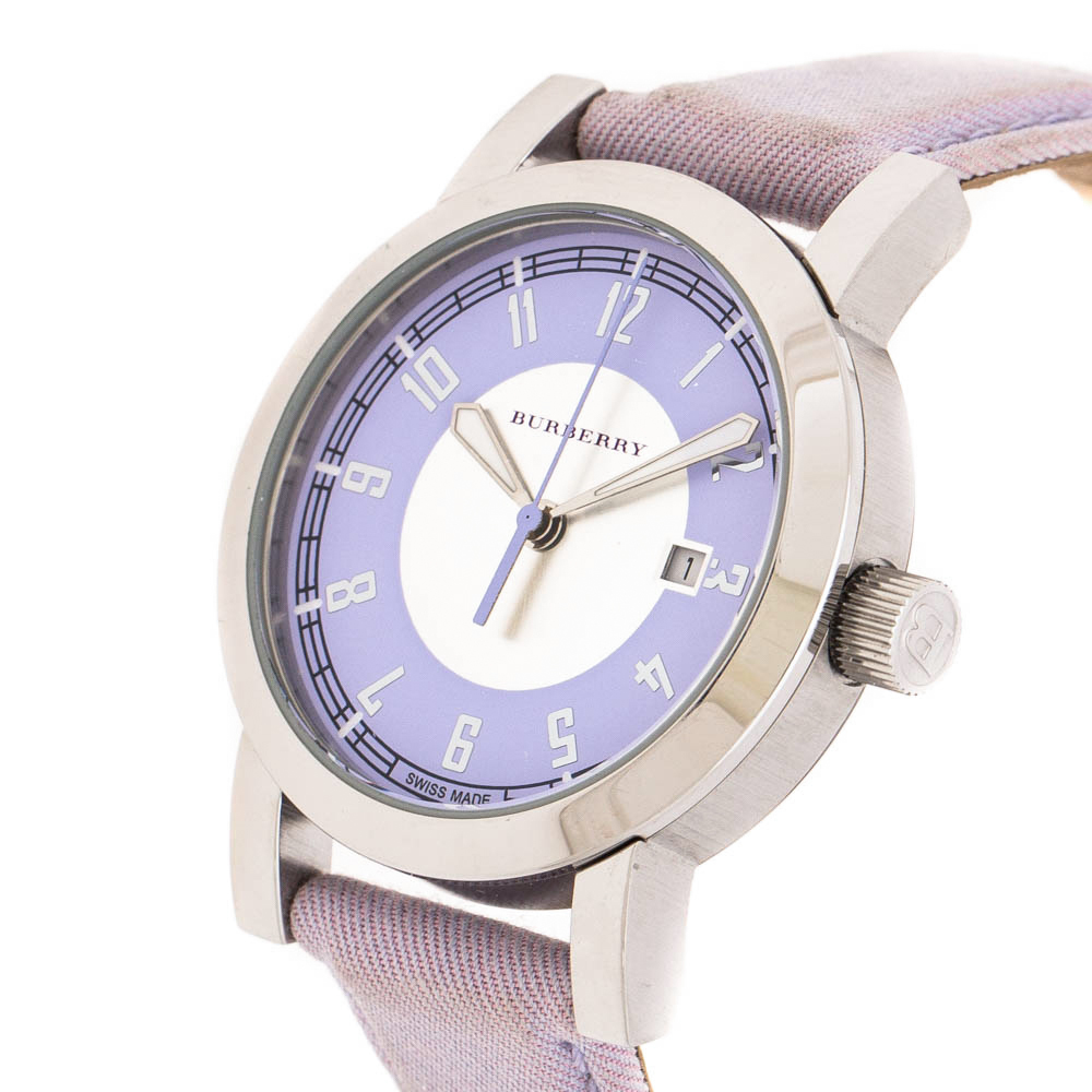 

Burberry Lilac Stainless Steel BU7110 Women's Wristwatch, Purple