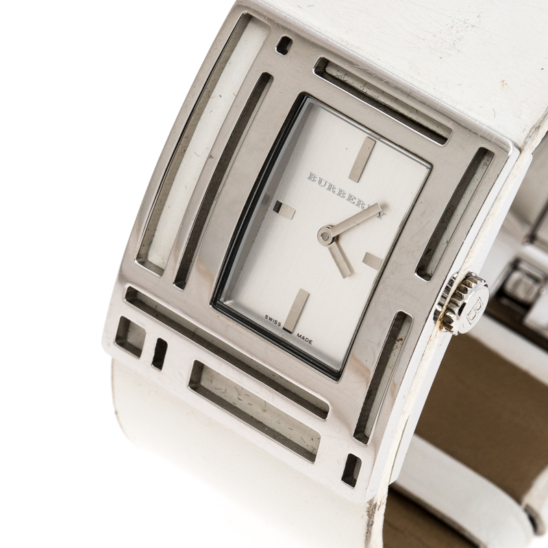 

Burberry Silver Stainless Steel BU4650 Women's Wristwatch, White