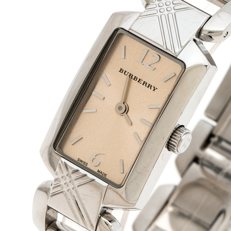 

Burberry Copper Stainless Steel Signature BU4212 Women's Wristwatch, Silver