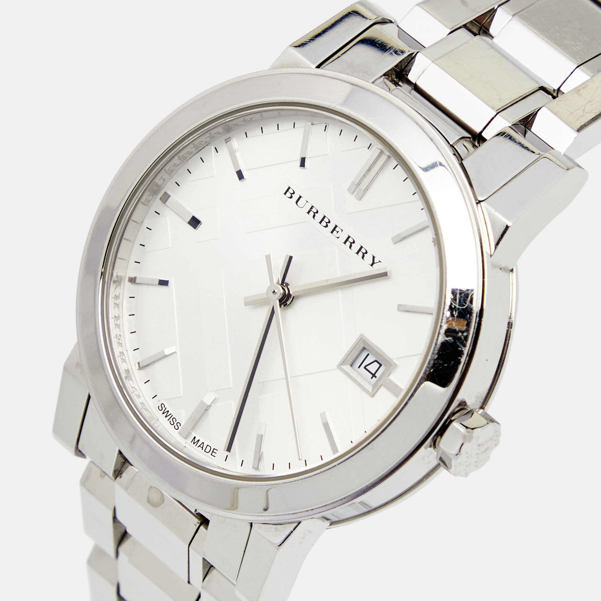 

Burberry Silver Stainless Steel The City BU9100 Women's Wristwatch