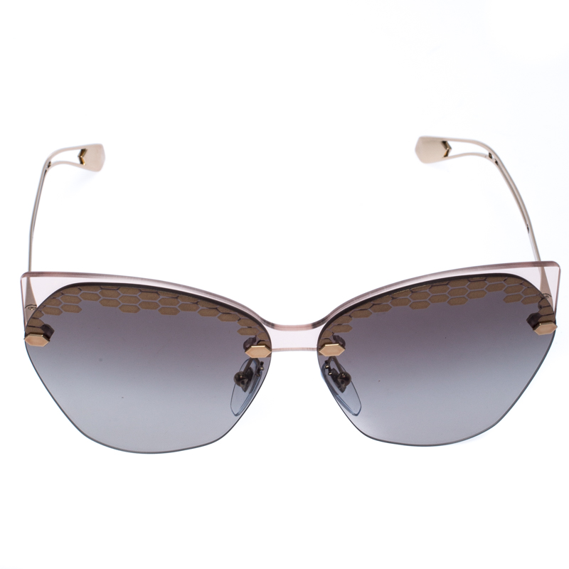 

Bvlgari Bronze/Grey Gradient Serpenteyes Sunglasses