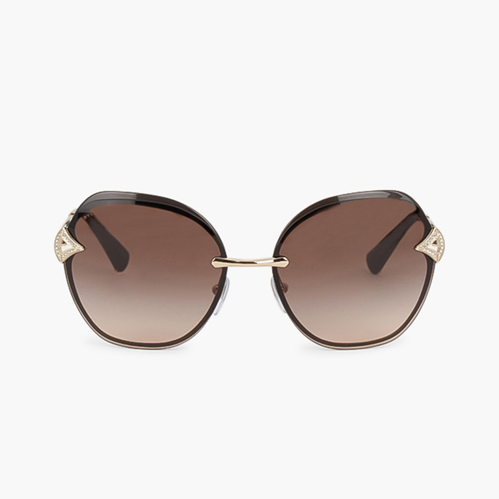 

Bvlgari Gold Oversized Sunglasses