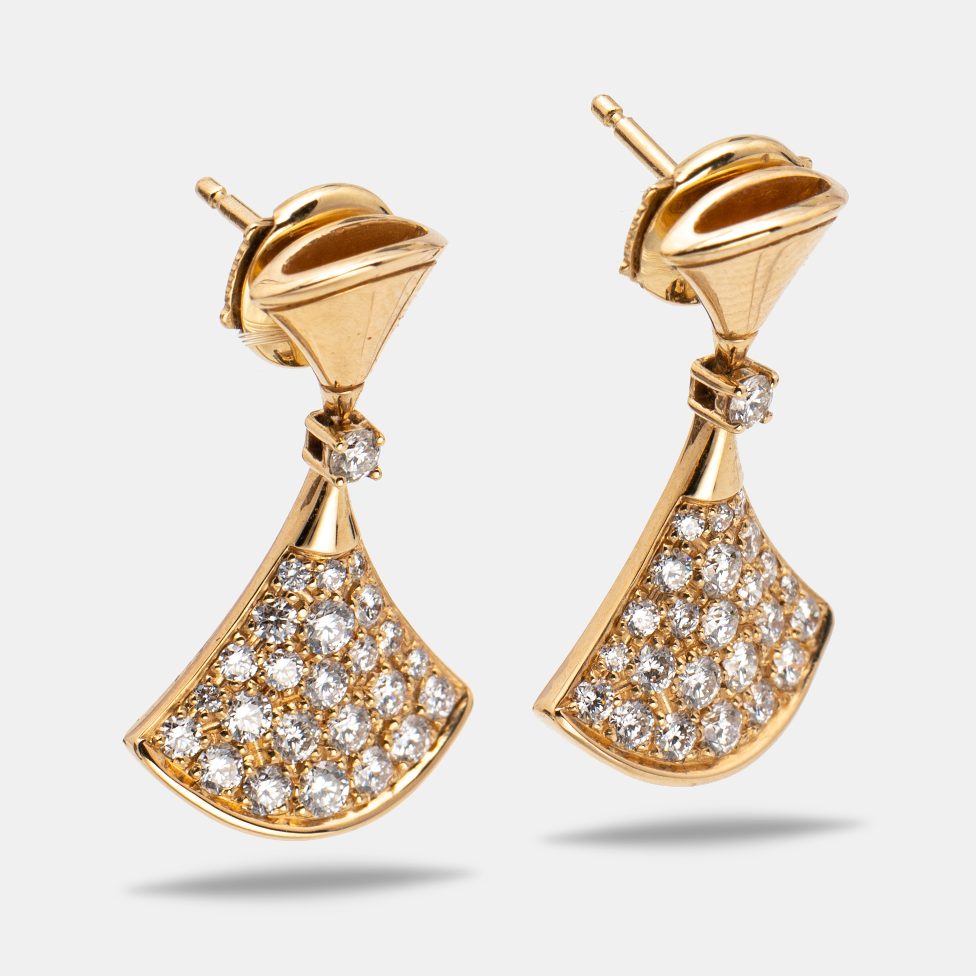

Bvlgari Divas' Dream Diamond 18k Yellow Gold Earrings