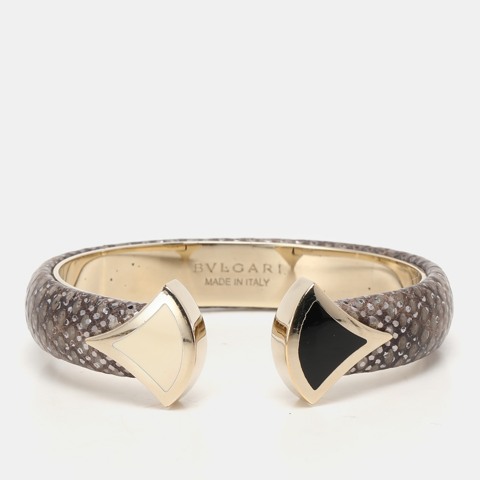 

Bvlgari Divas' Dream Multicolor Lizard Leather and Enamel Bracelet