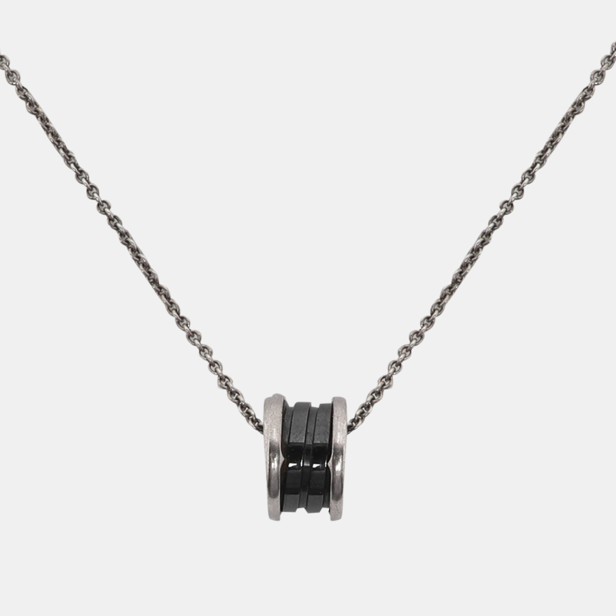 

Bvlgari B. Zero1 Save the Children Ceramic Sterling Silver Pendant Necklace