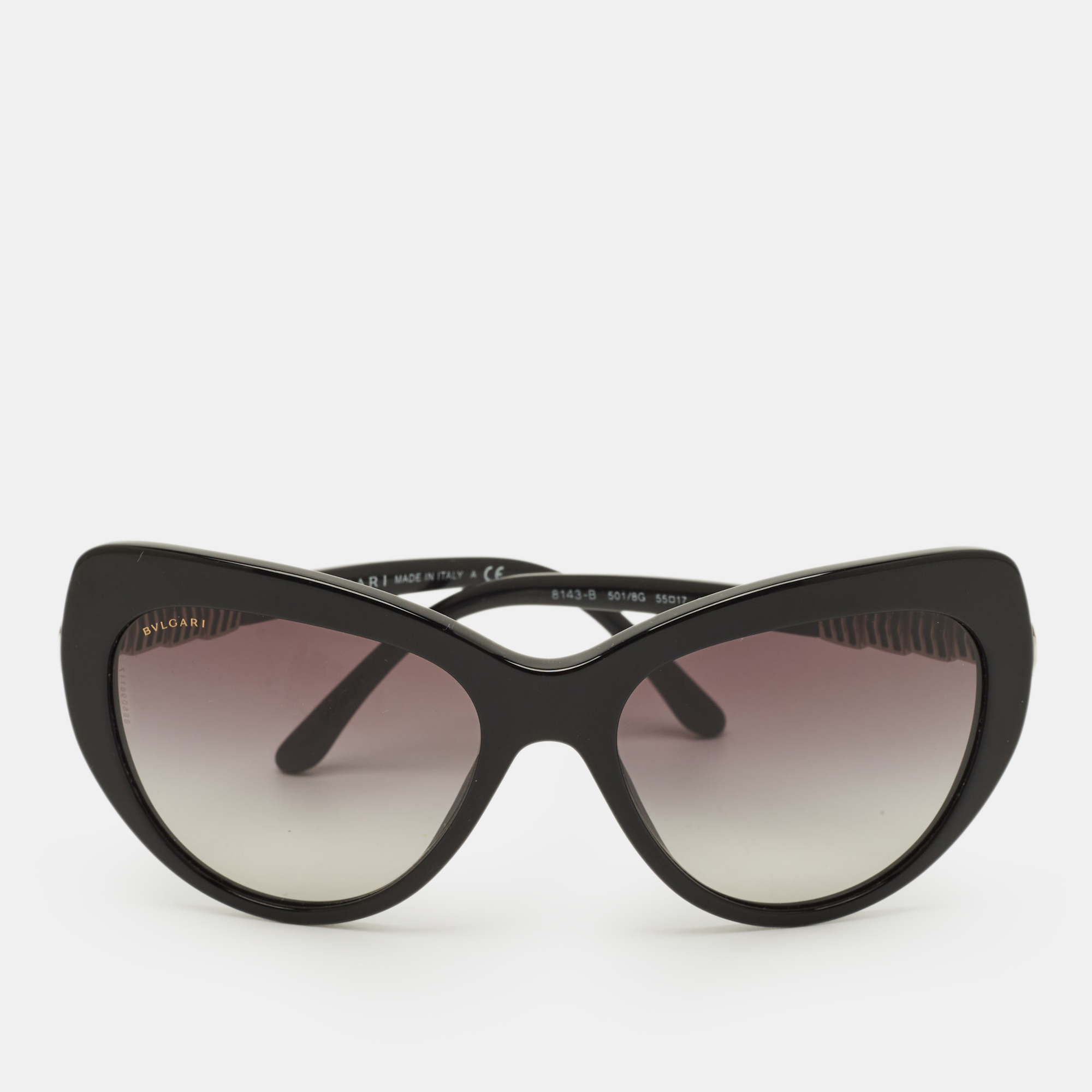 

Bvlgari Black Gradient 8143-B Butterfly Sunglasses