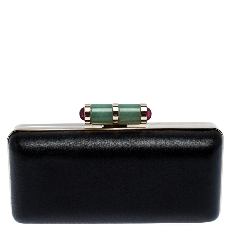 Bvlgari Black Leather Lipstick Case Bvlgari | The Luxury Closet