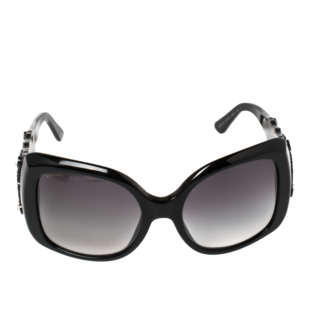 

Bvlgari Black Gradient Limited Edition 8048-B Oversized Sunglasses