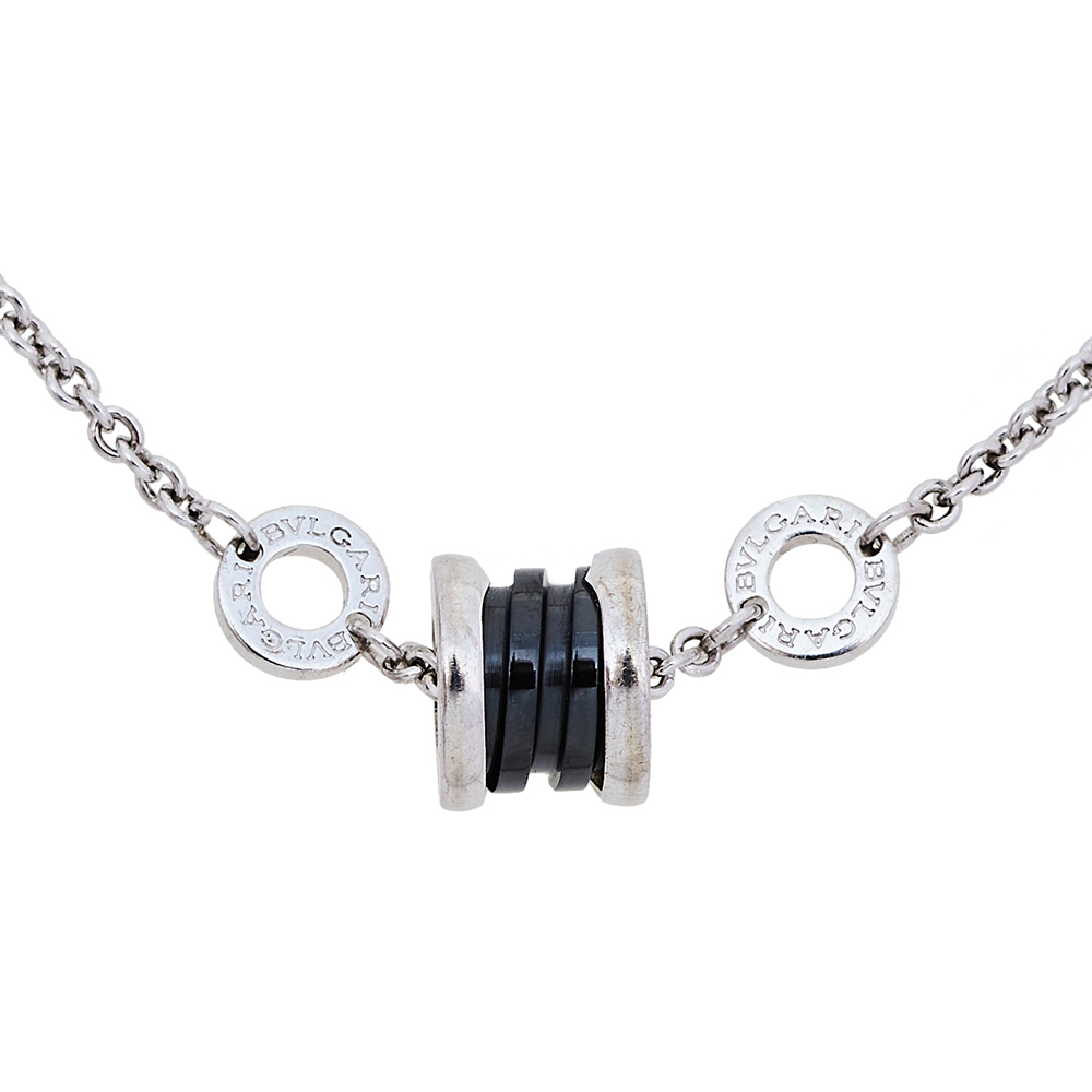 

Bvlgari Save the Children Black Ceramic Silver Bracelet