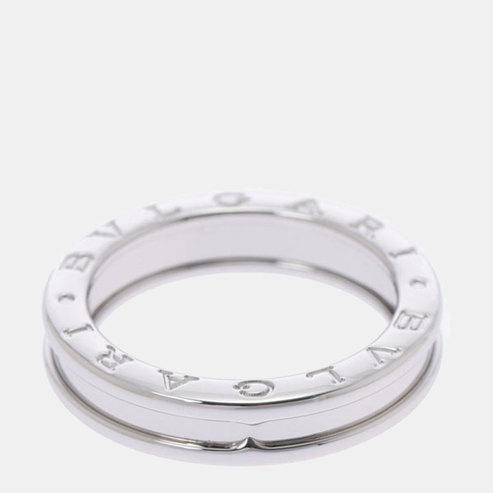 

Bvlgari B.Zero1  18K White Gold Ring EU 56, Silver
