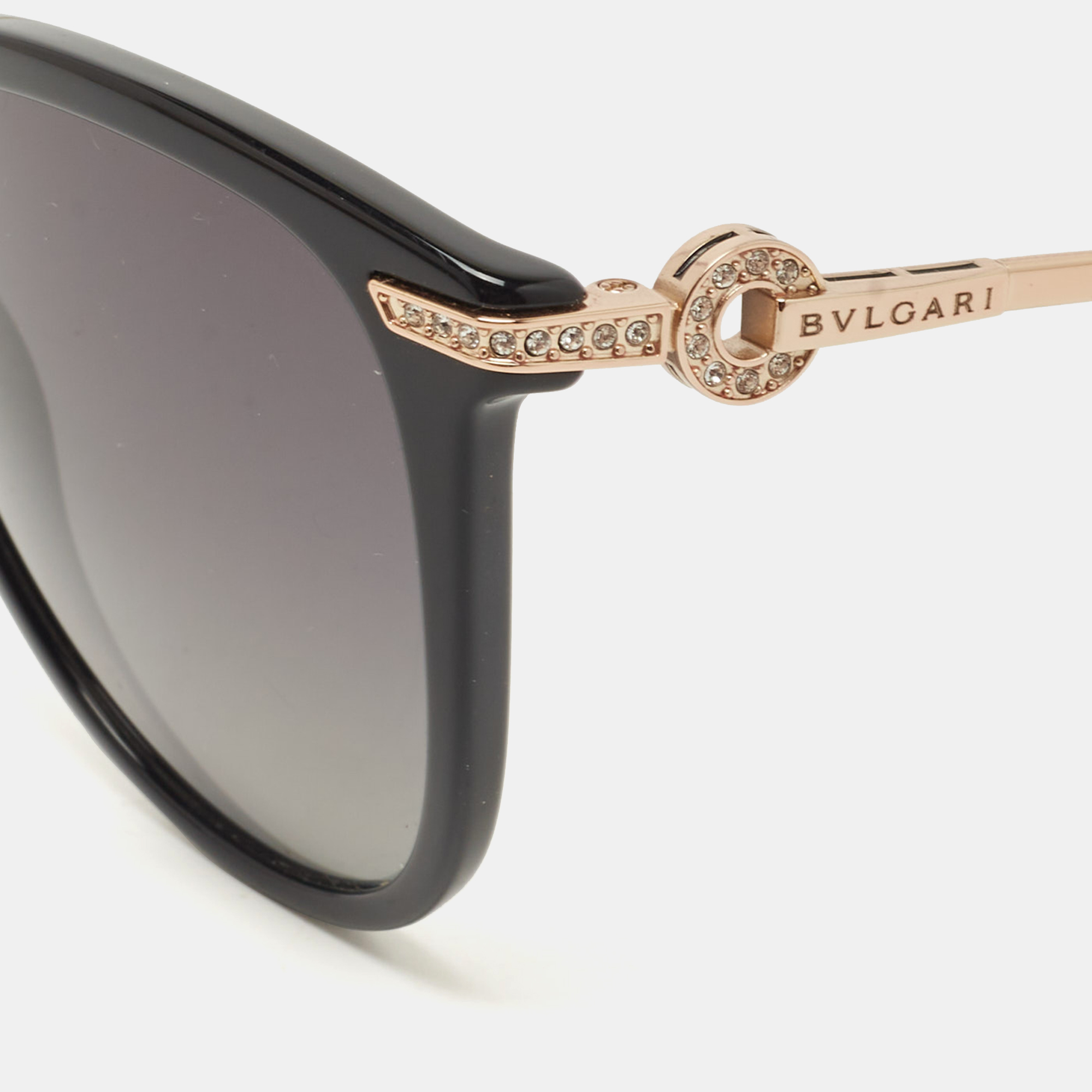 

Bvlgari Black/Grey Gradient 8201-B Cat-Eye Sunglasses