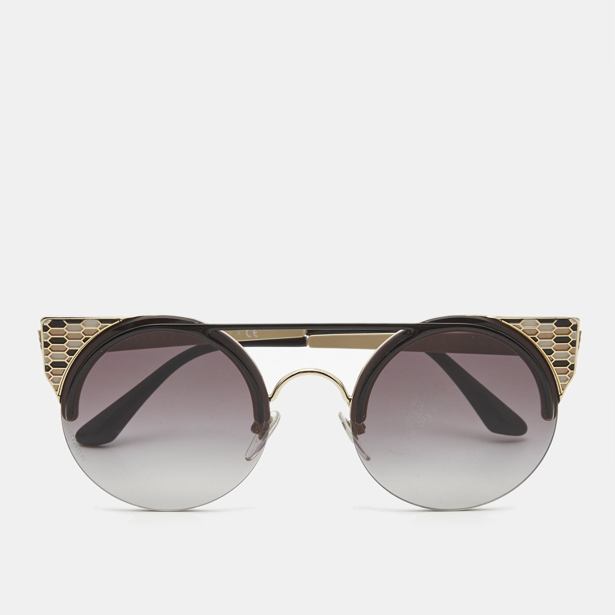 

Bvlgari Black Gradient 6088 Cat Eye Sunglasses