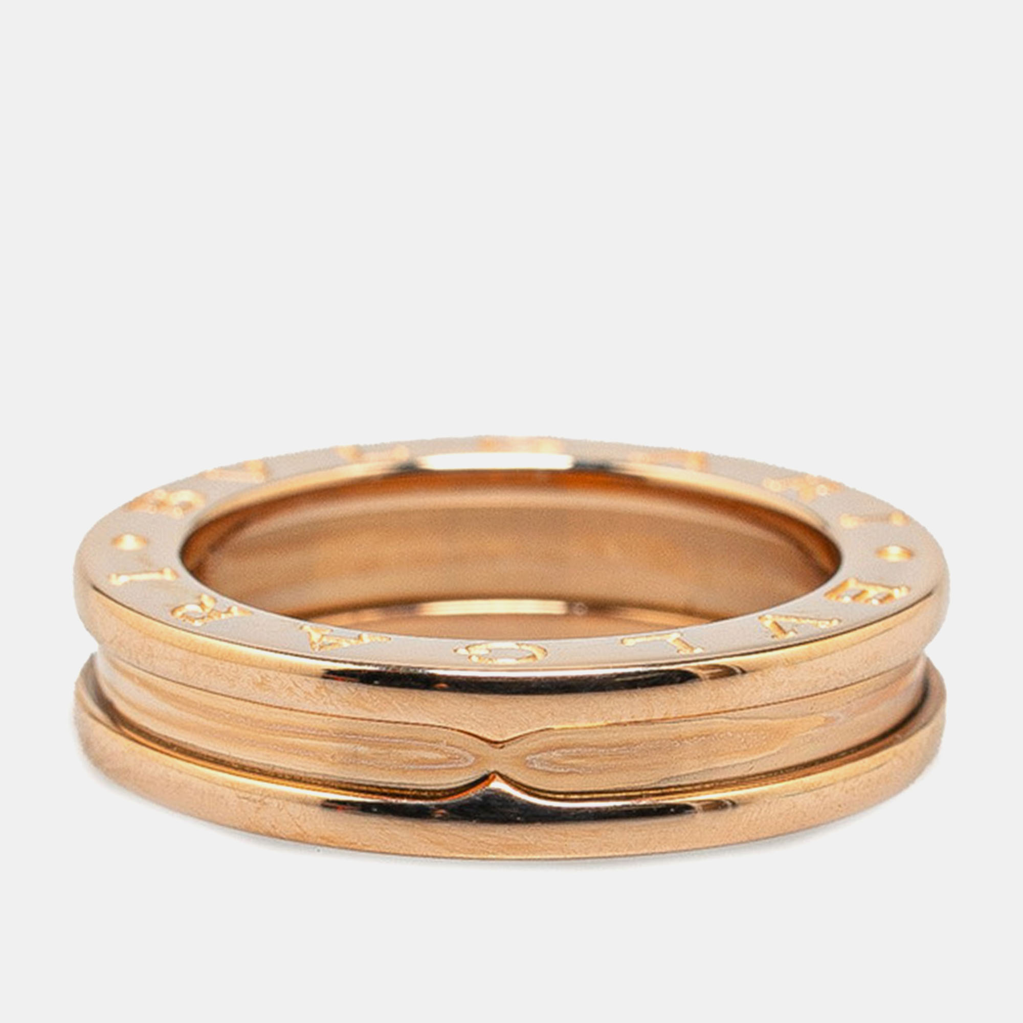 

Bvlgari 18K Rose Gold B.Zero1 1-Band Ring EU 50